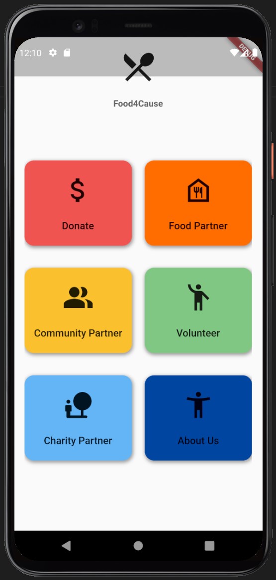 Food4Cause Screenshot